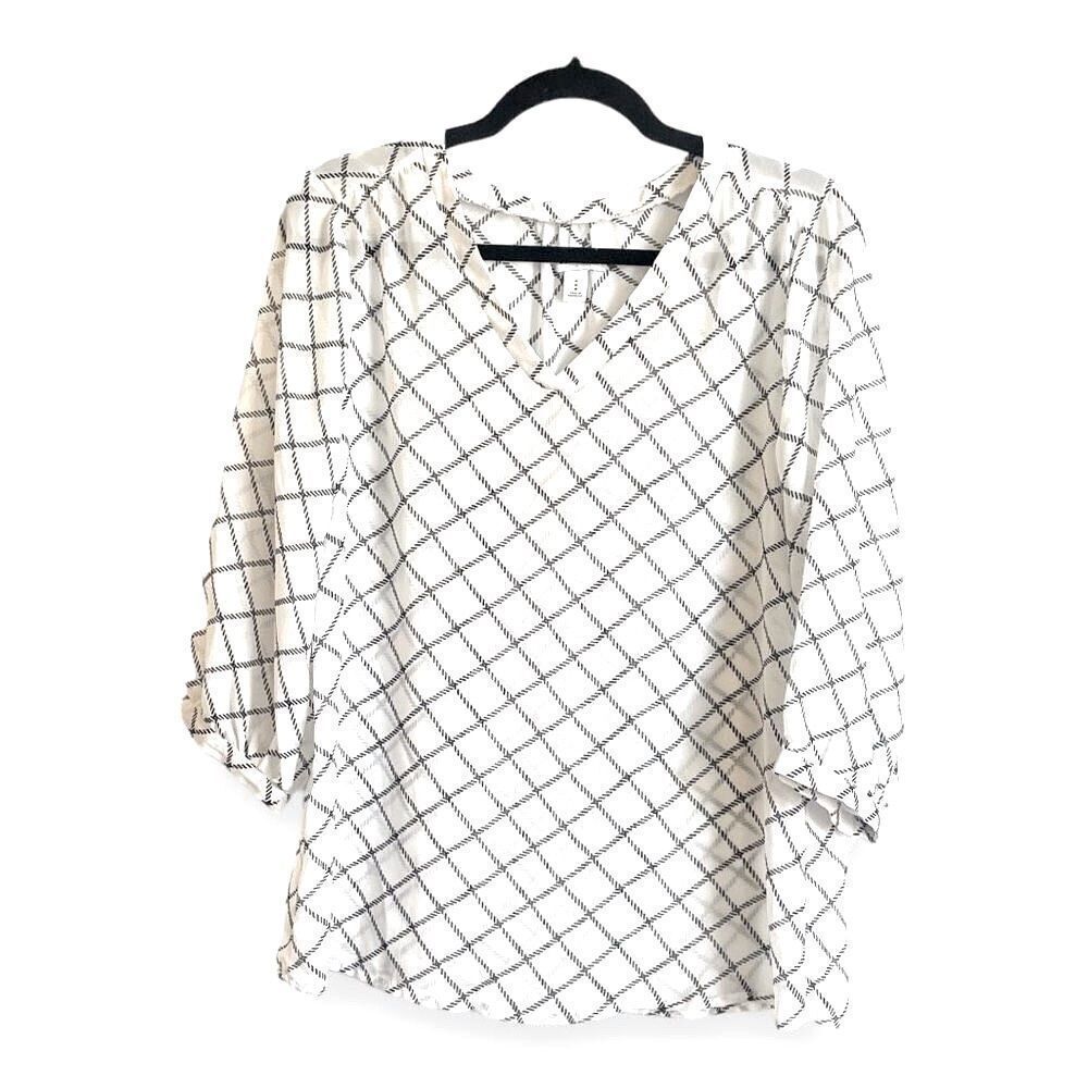 Old Navy Sheer Nautical Top Sz M